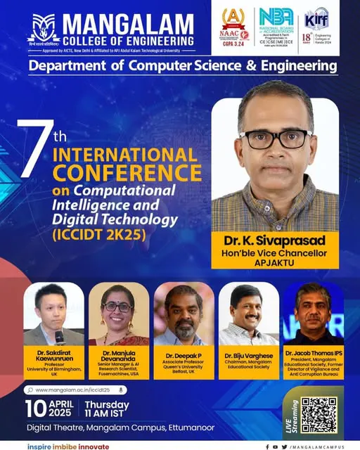 ICCIDT 2K25 international conference poster