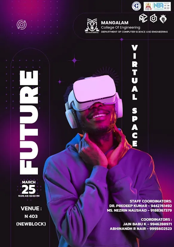 FUTURE Virtual Space event poster