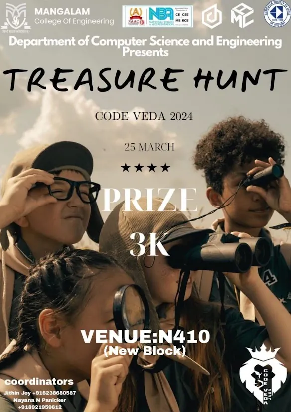 Treasure Hunt Code Veda 2024 poster